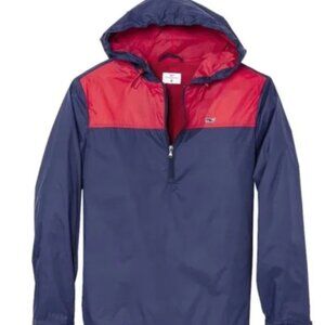 Vineyard Vines for Target Blue & Red Windbreaker Raincoat